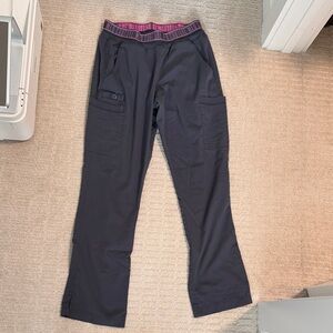 Med Couture Women's scrub Straight Leg Pants - Charcoal